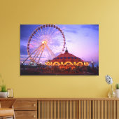Toile Une grande roue et un carrousel au Navy Pier à (Insitu(Salon))