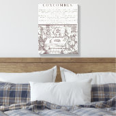 Toile Une grappe de Coxcombes' par John Taylor (Insitu(Chambre))