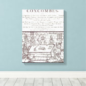 Toile Une grappe de Coxcombes' par John Taylor (Insitu (Plancher de Bois))