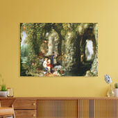 Toile Une grotte fantastique avec Odysseus et Calypso (Insitu(Salon))