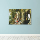 Toile Une grotte fantastique avec Odysseus et Calypso (Insitu (Plancher de Bois))