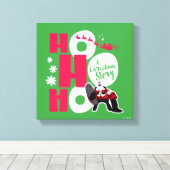 Toile Une histoire de Noël | Ho Ho Ho (Insitu (Plancher de Bois))