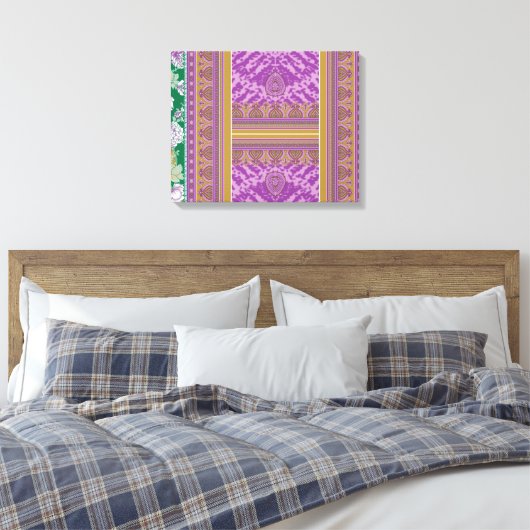 Toile Une image violette et dorée, élégante (Insitu(Chambre))