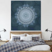 Toile Une initiation du cercle bleu de masse (Insitu(Chambre))
