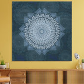 Toile Une initiation du cercle bleu de masse (Insitu(Salon))