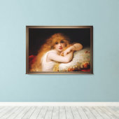 Toile Une jeune femme de loisirs par Pierre Coomans (Insitu (Plancher de Bois))