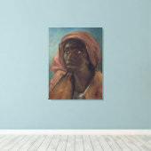 Toile Une jeune femme nègre (Insitu (Plancher de Bois))