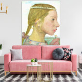 Toile Une jeune fille (Insitu(Salon))