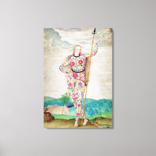 Toile Une jeune fille du Picts, c.1585 (la semaine et