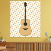 Toile Une jolie guitare (Insitu(Salon))