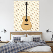 Toile Une jolie guitare (Insitu(Chambre))