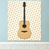 Toile Une jolie guitare (Insitu (Plancher de Bois))
