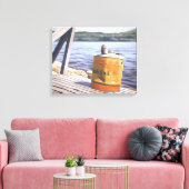 Toile Une journée au lac 1996 (Insitu(Salon))