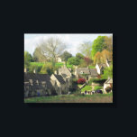 Toile Une journée dans les Cotswolds au Royaume-Uni<br><div class="desc">Peinture murale en toile d'une belle journée dans les Cotswolds au Royaume-Uni montrant des maisons et des paysages aux couleurs joyeuses du printemps.</div>