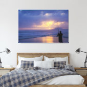 Toile UNE JOURNÉE DE PÊCHE - Pêcheur (Insitu(Chambre))