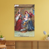 Toile Une joyeuse scène de Noël (Insitu(Salon))