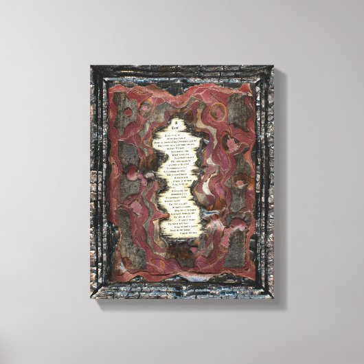 Toile Une larme (Recto)