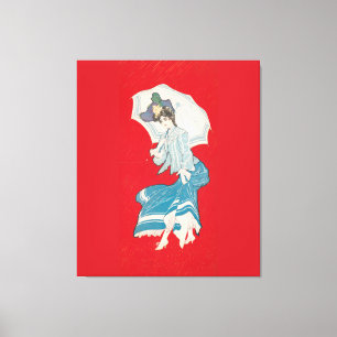 Toile Une marguerite pluvieuse (1905) Grey Litho. Co