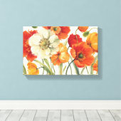 Toile Une mélodie des pavots (Insitu (Plancher de Bois))