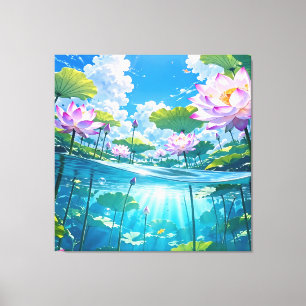 Toile Une mélodie rafraîchissante 034