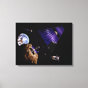 Toile Une mission d'extraction d'astéroïdes