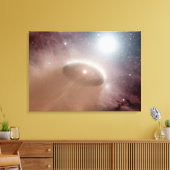 Toile Une O-star juste derrière une jeune étoile glacièr (Insitu(Salon))