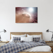 Toile Une O-star juste derrière une jeune étoile glacièr (Insitu(Chambre))