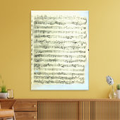 Toile Une page de l'une des deux seules copies (Insitu(Salon))