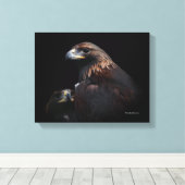 Toile Une paire de Beaux Aigles d'Or (Insitu (Plancher de Bois))
