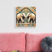 Toile Une paire de pachydermes (Insitu(Salon))