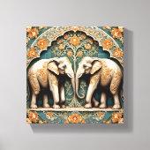 Toile Une paire de pachydermes (Recto)