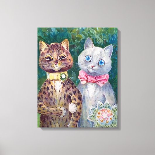 Toile Une paire heureuse | Louis Wain | (Recto)