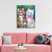 Toile Une paire heureuse | Louis Wain | (Insitu(Salon))