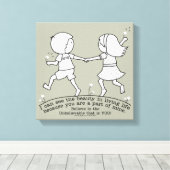 Toile Une partie de ma vie (Insitu (Plancher de Bois))