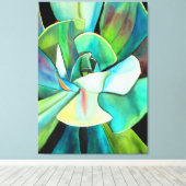 Toile Une peinture à l'aquarelle plante du désert (Insitu (Plancher de Bois))