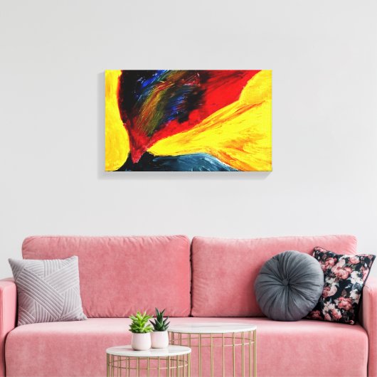 Toile Une peinture à l'huile appelée Volcano par Samuel  (Insitu(Salon))