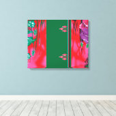 Toile une peinture d'une grenouille dans un champ d'herb (Insitu (Plancher de Bois))