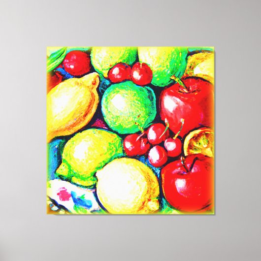 Toile Une Peinture Fruite. Commandez dès maintenant (Recto)