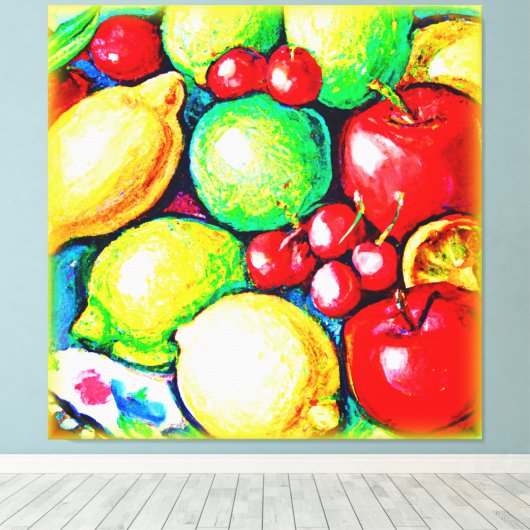 Toile Une Peinture Fruite. Commandez dès maintenant  (Insitu (Plancher de Bois))