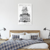 Toile Une perspective de la Banque d'Angleterre (Insitu(Chambre))