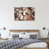 Toile Une pile de repas prêts à manger (Insitu(Chambre))