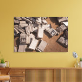 Toile Une pile de repas prêts à manger (Insitu(Salon))