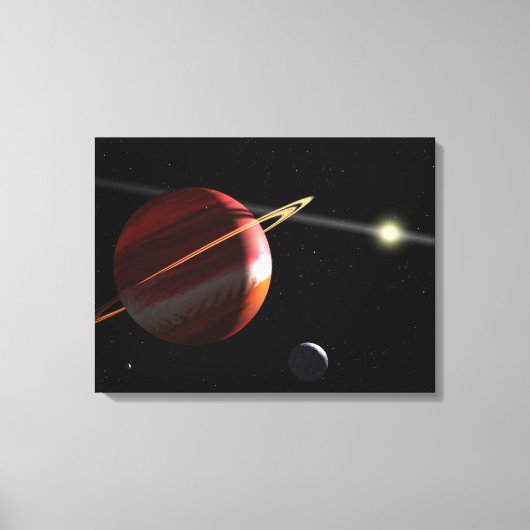 Toile Une planète de masse de Jupiter orbitant autour de (Recto)