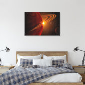 Toile Une planète géante en orbite autour de l'étoile so (Insitu(Chambre))