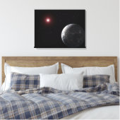 Toile Une planète glacée/rocheuse en orbite autour d'une (Insitu(Chambre))