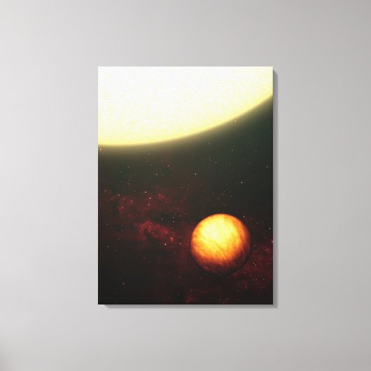Toile Une planète semblable à Jupiter (Recto)