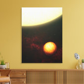 Toile Une planète semblable à Jupiter (Insitu(Salon))