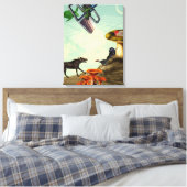 Toile Une planète verte et respirable (Insitu(Chambre))