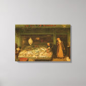 Toile Une poissonnerie par Frederick Walker (Recto)
