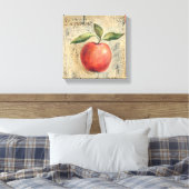 Toile Une pomme rouge brillante (Insitu(Chambre))